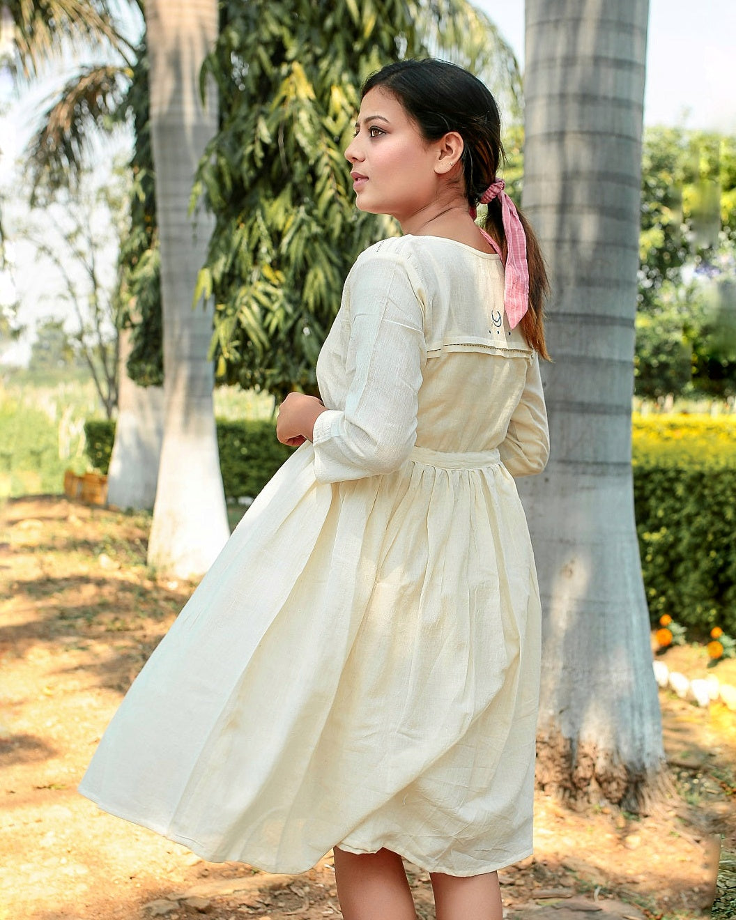 Layered Masakali Dress: 2 Pc set