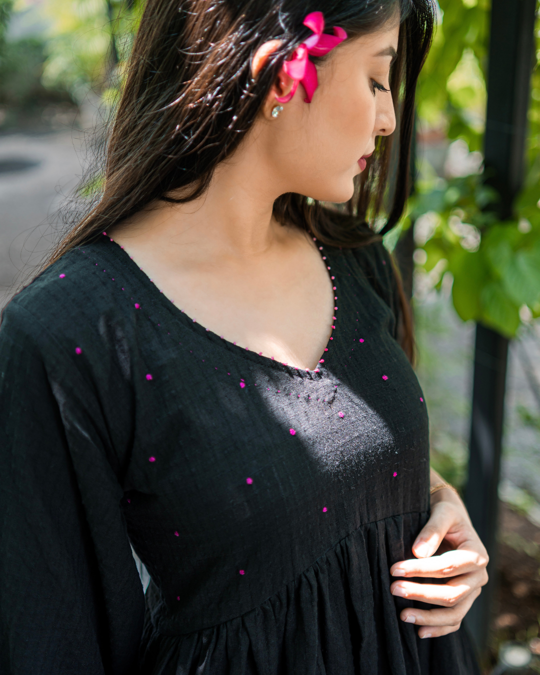 Surmayee tier dress