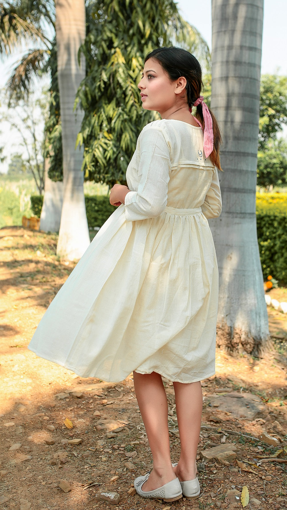 Layered Masakali Dress: 2 Pc set