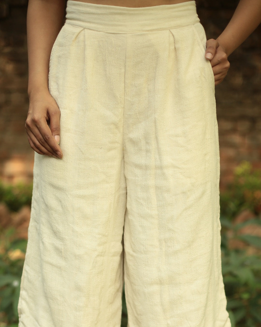 Kora box pleated palazzo