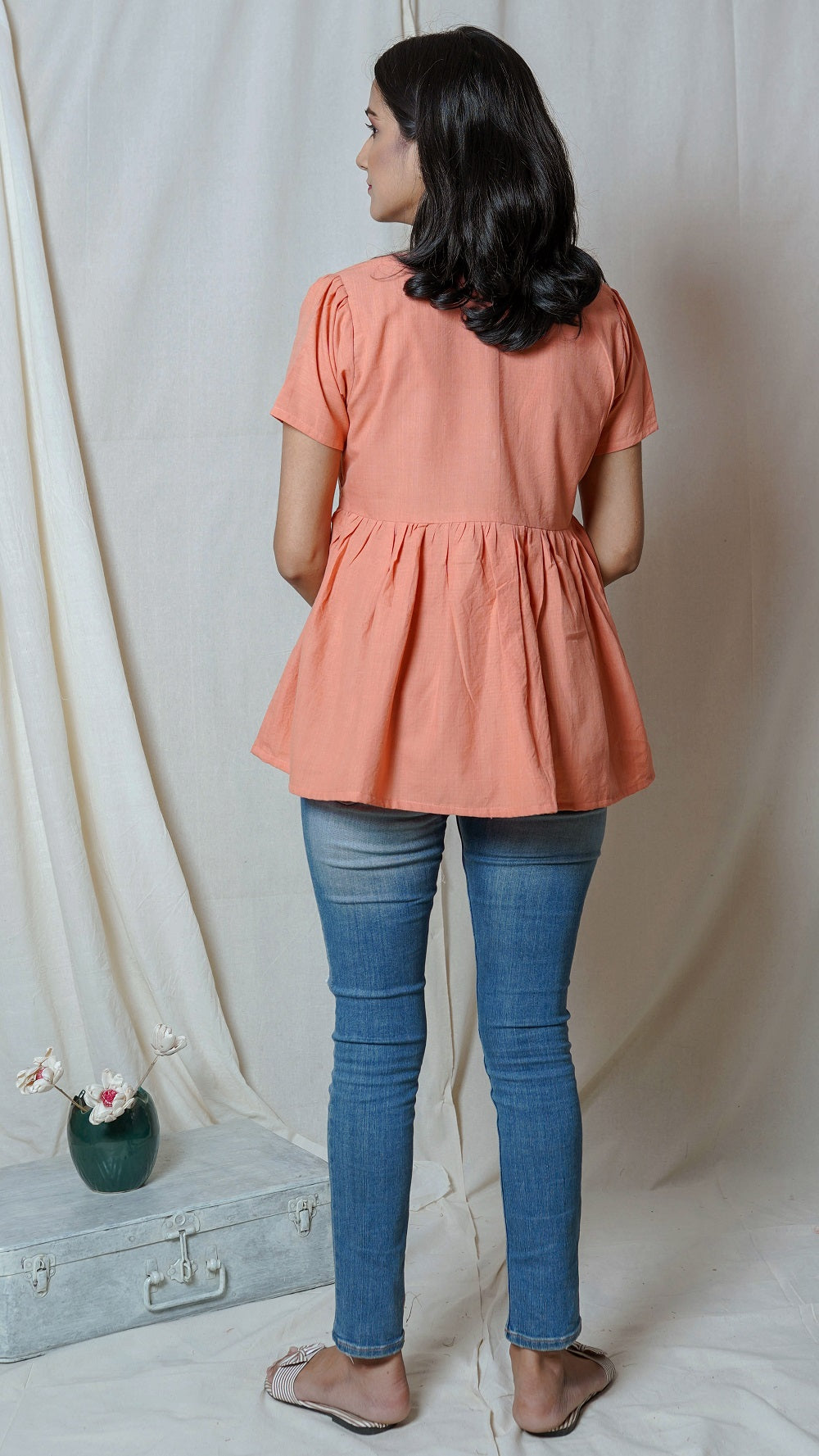 Shop Peach gathered online at bebaakstudio.com