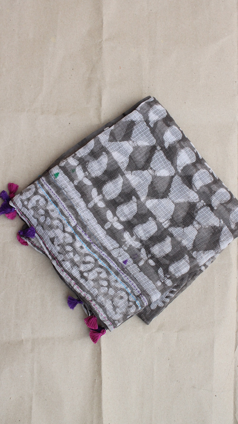 Grey kota doriya dupattta online available at bebaakstudio.com