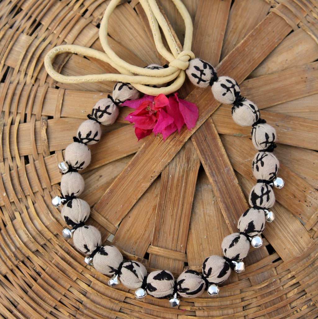 Ajrak ghungharoo necklace