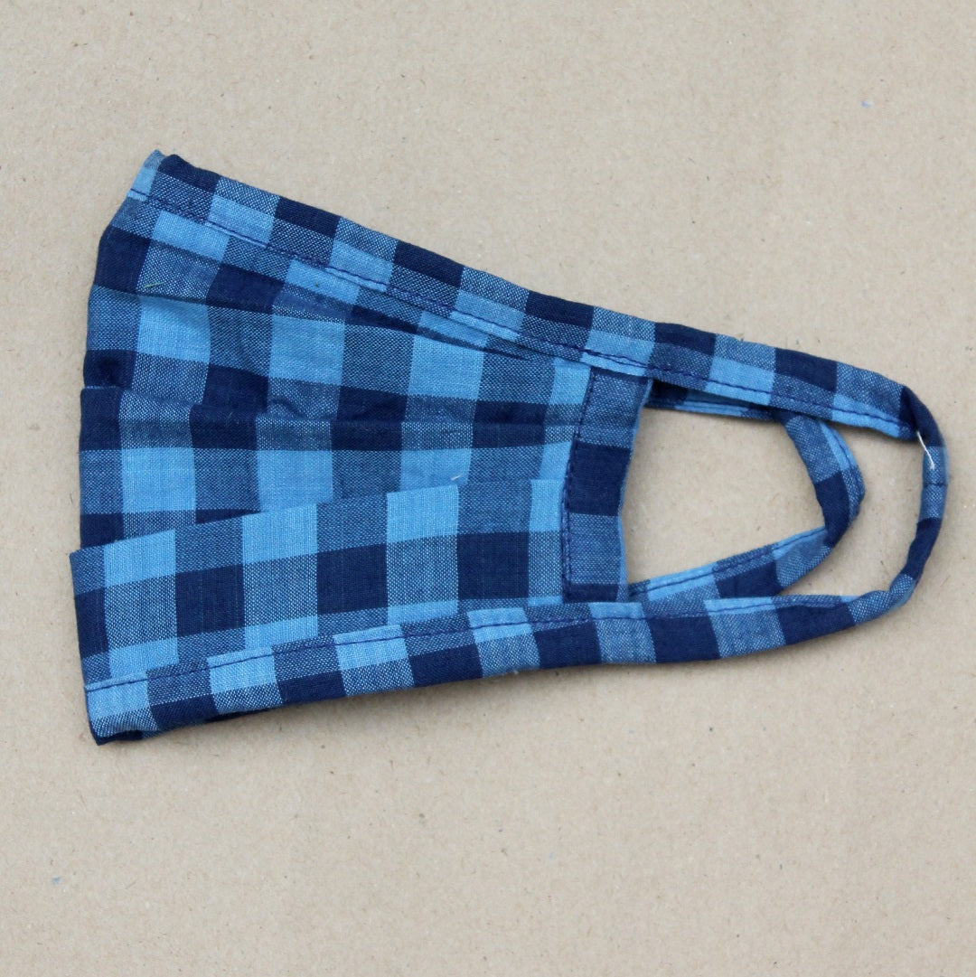Earthy block cotton Face mask