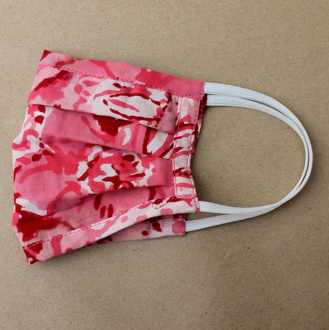 Rainbow hand block printed cotton Face mask