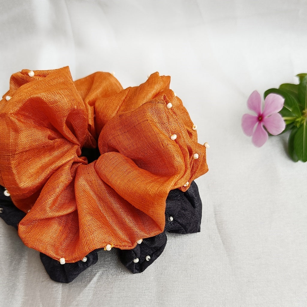 Velma silk scrunchie