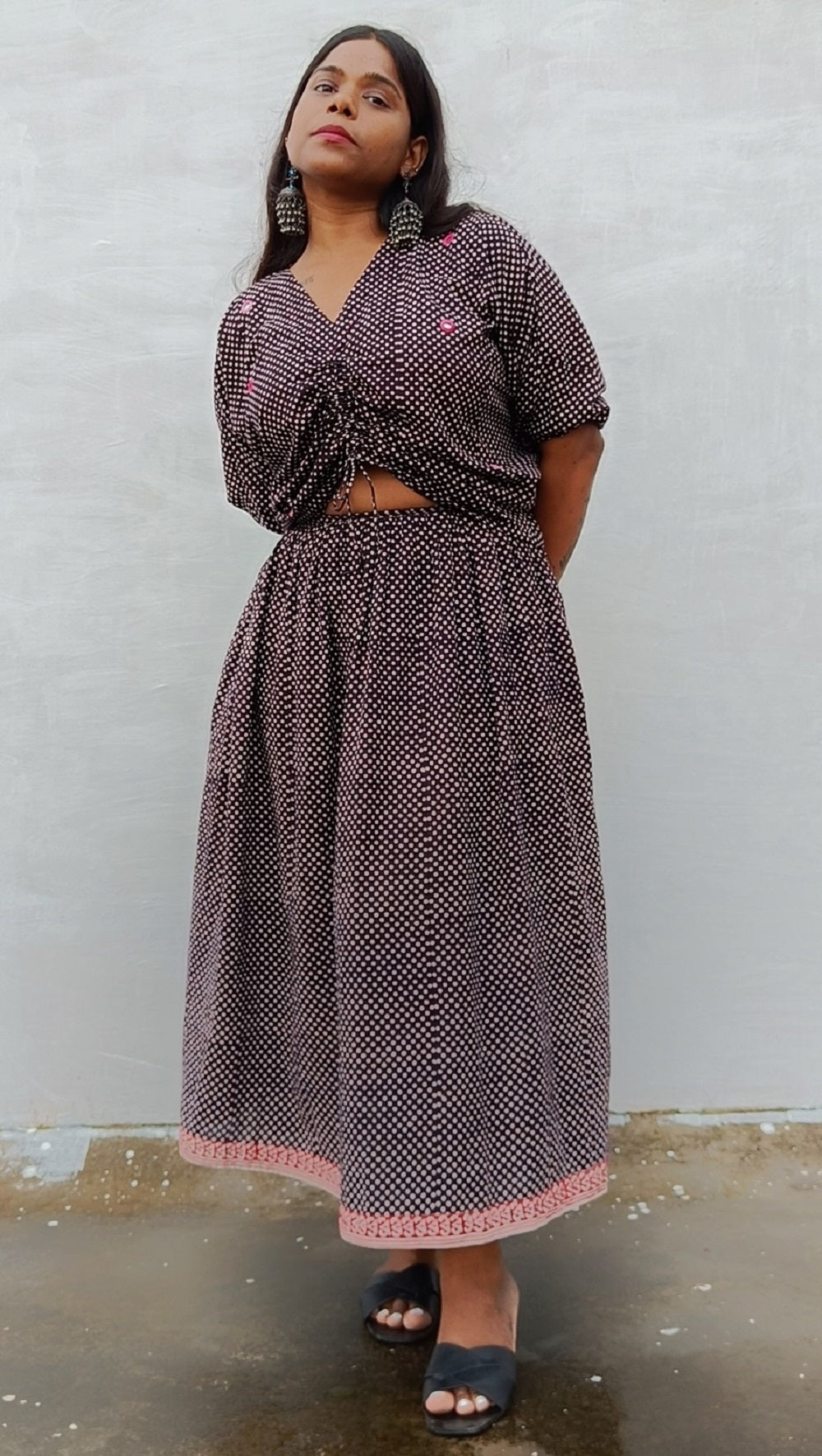 Shop Bobby skirt co-ord online at ww.bebaakstudio.com