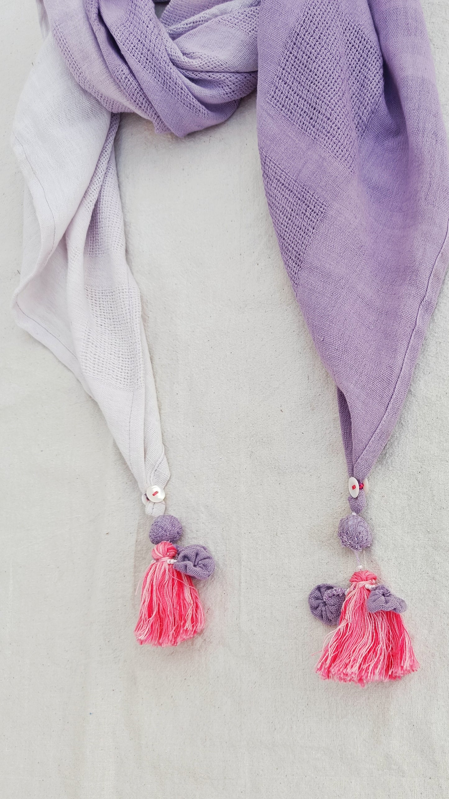 Arya lilac ombre stole online at bebaakstudio.com