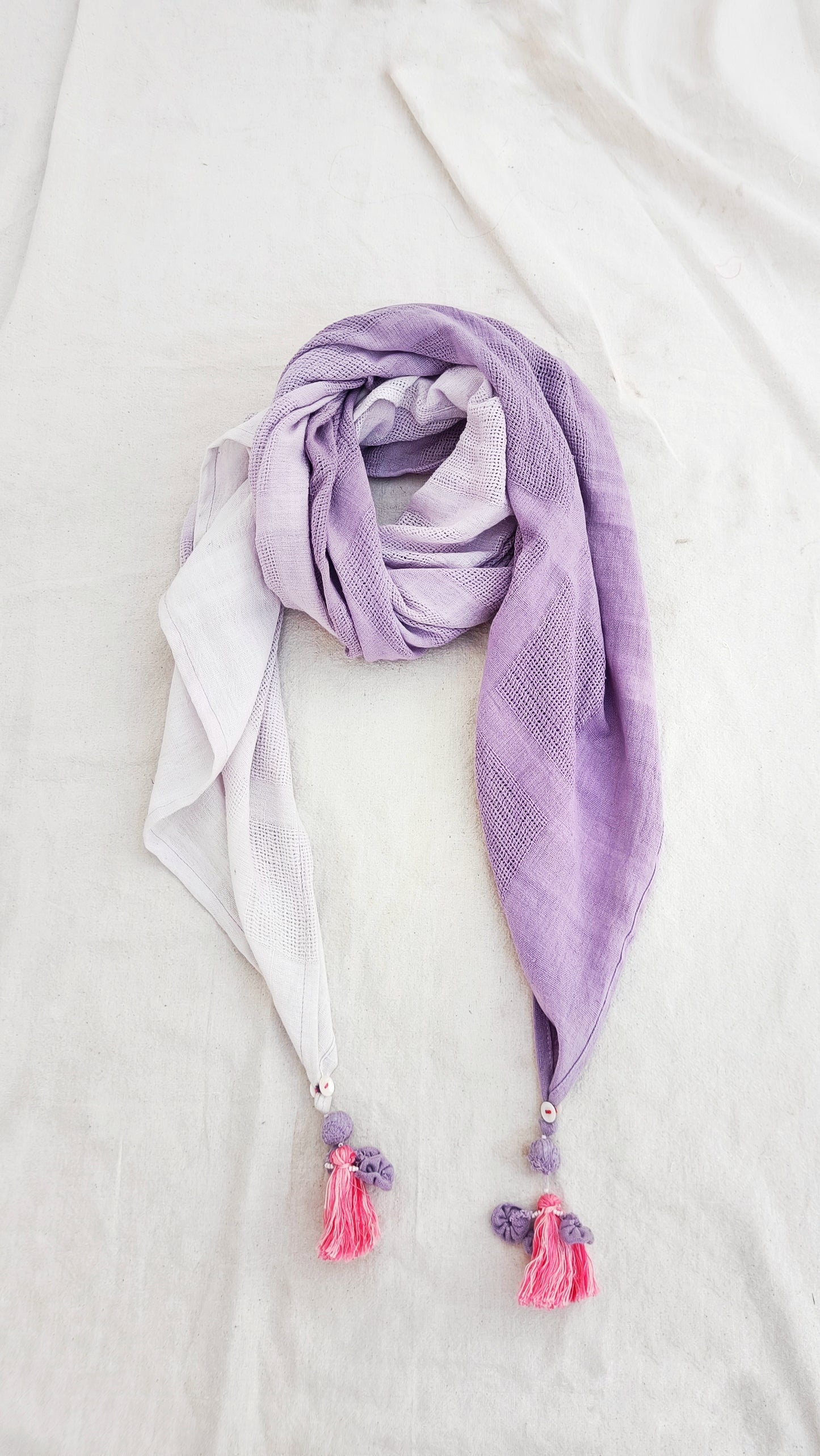 Arya lilac ombre stole online at bebaakstudio.com