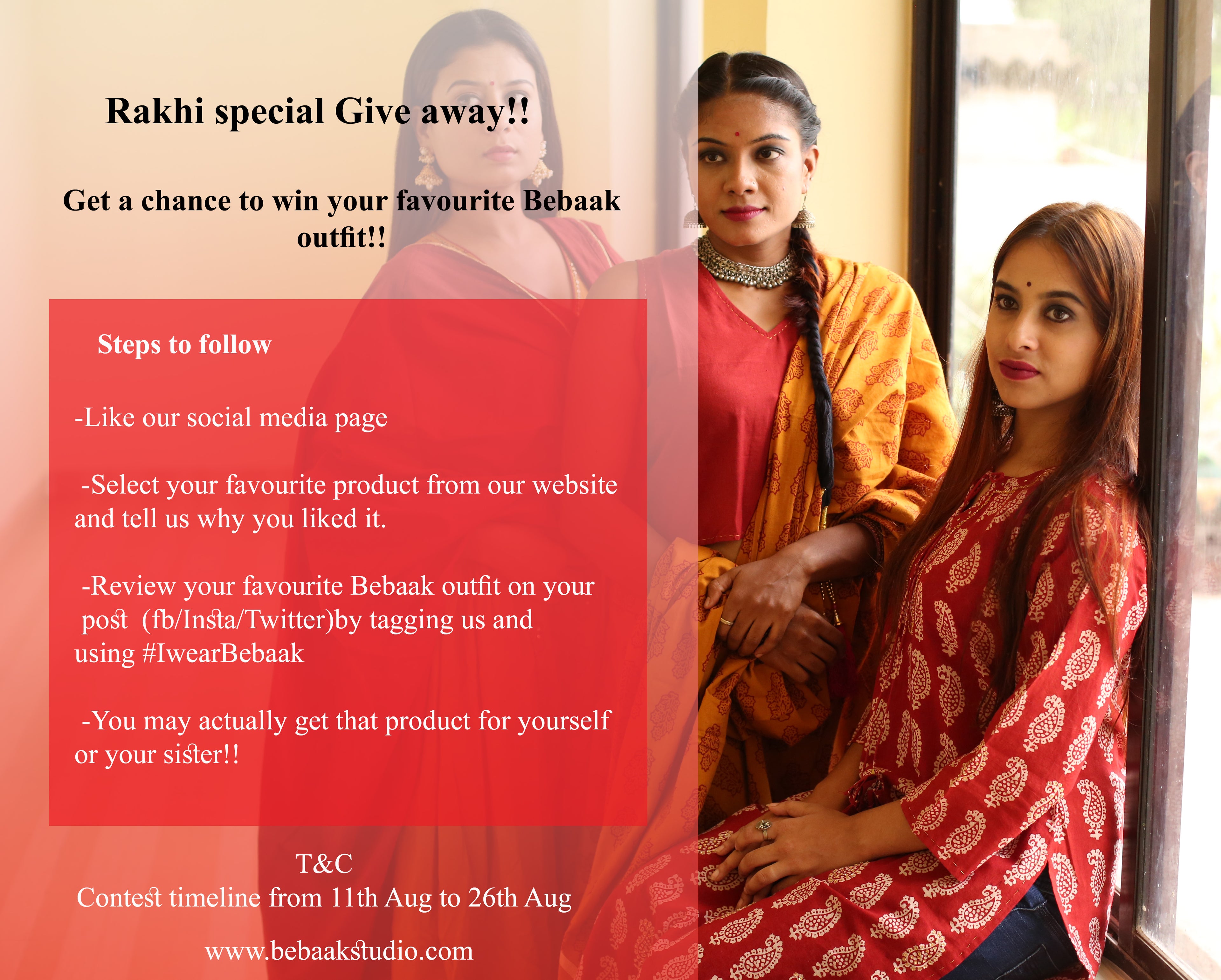 Rakhi Giveaway from Bebaak