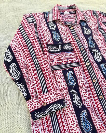 Bagh Oversized hand block print shirt