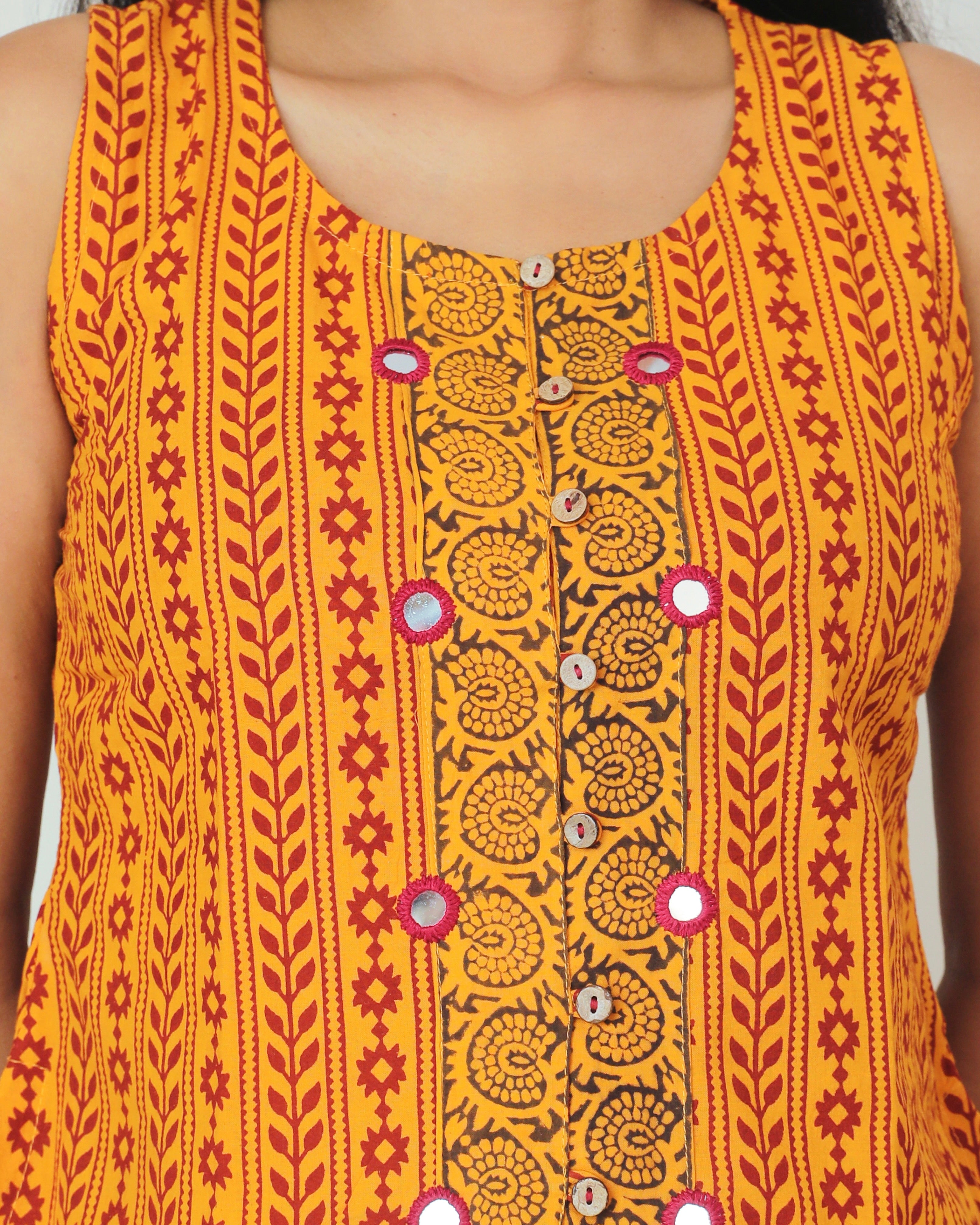 Yellow Bag printed Co-ord from Bebaak