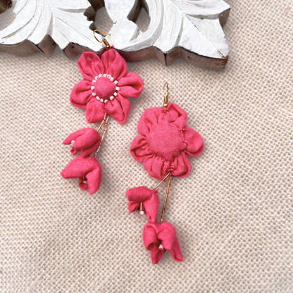 Blush floral dangler