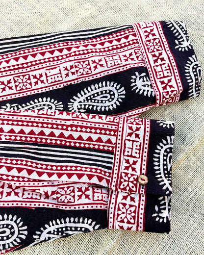 Bagh Oversized hand block print shirt