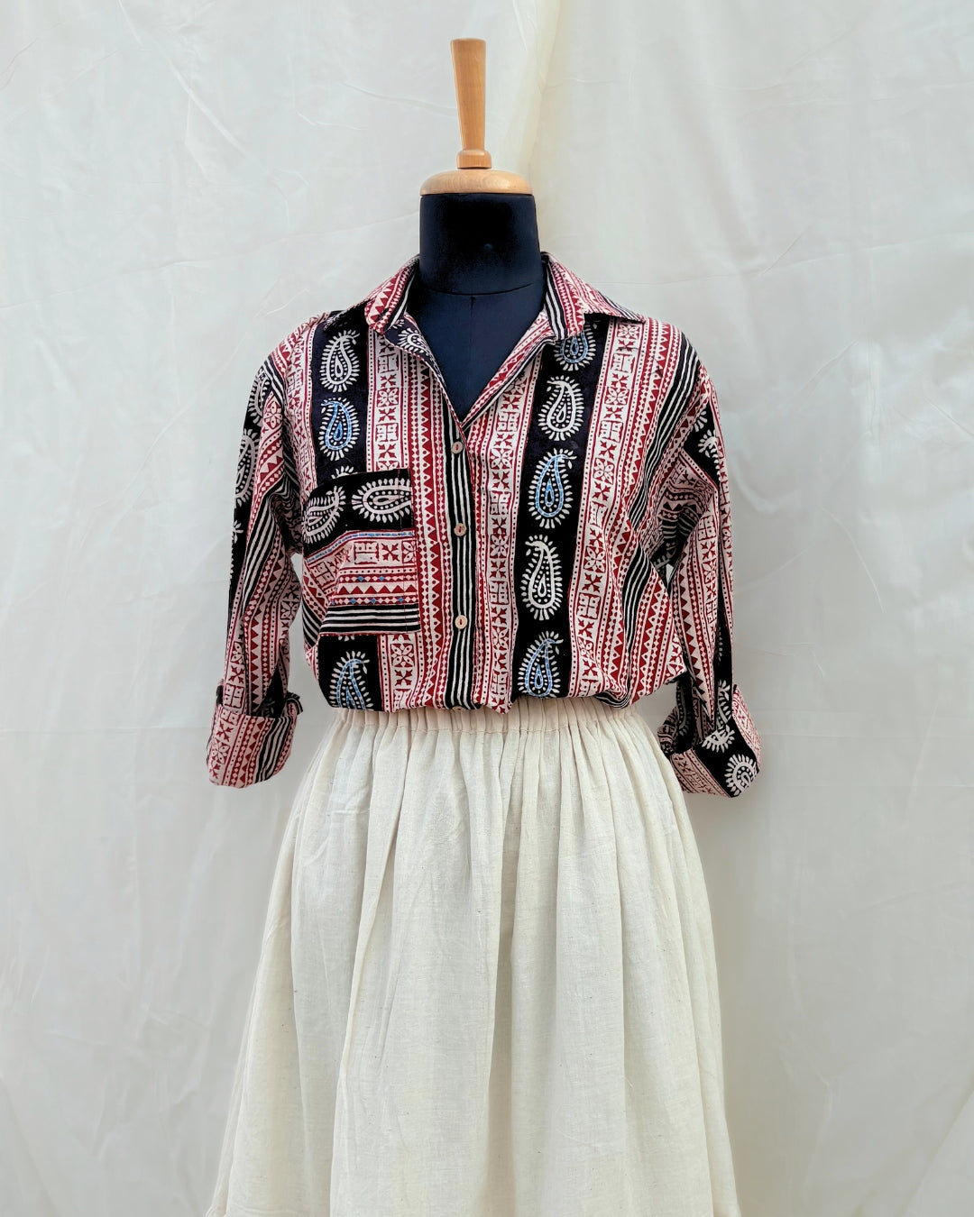Bagh Oversized hand block print shirt