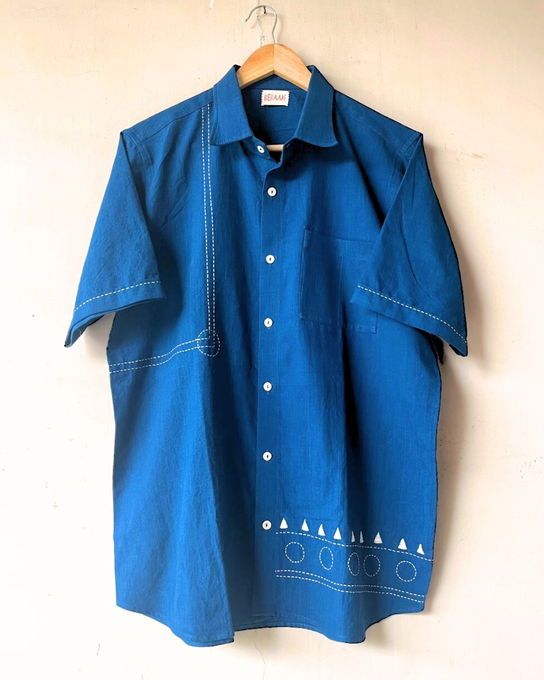 Neer kantha cotton shirt