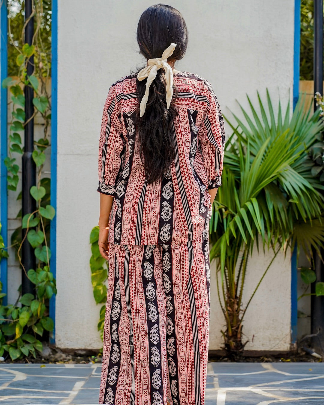 Shop Bagh print geometric co-ordinate online at bebaakstudio.com