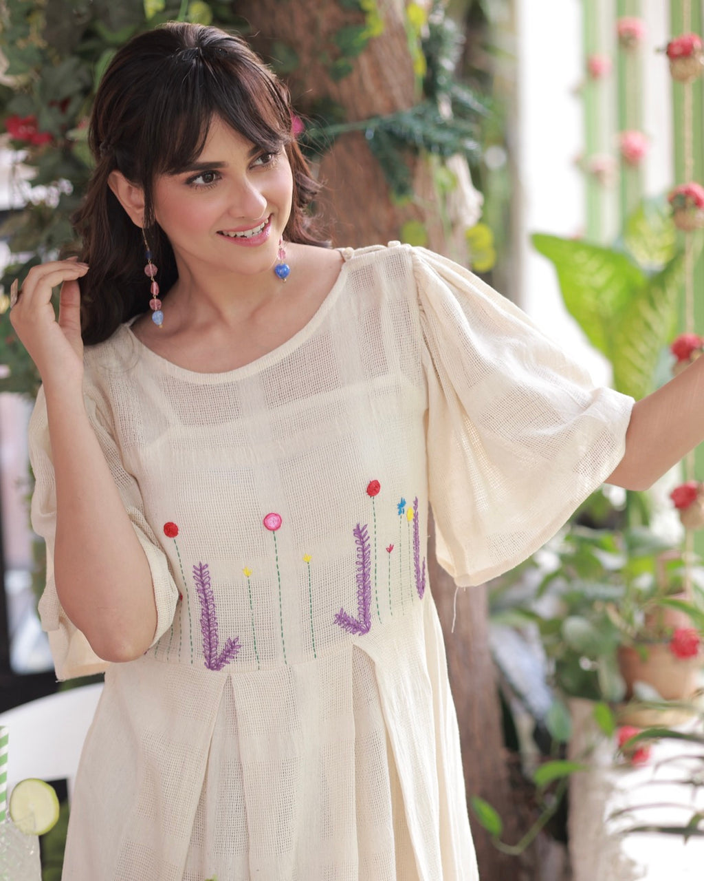 Anna embroidered kora dress