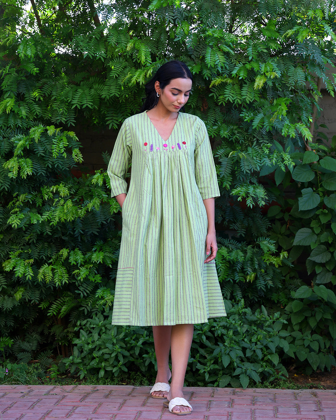 Dhani Handwoven flow Dress