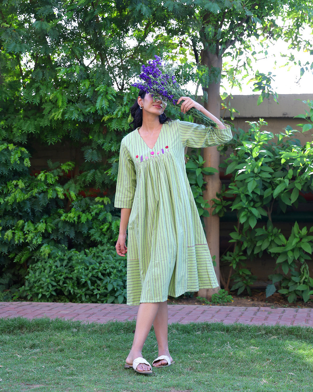 Dhani Handwoven flow Dress