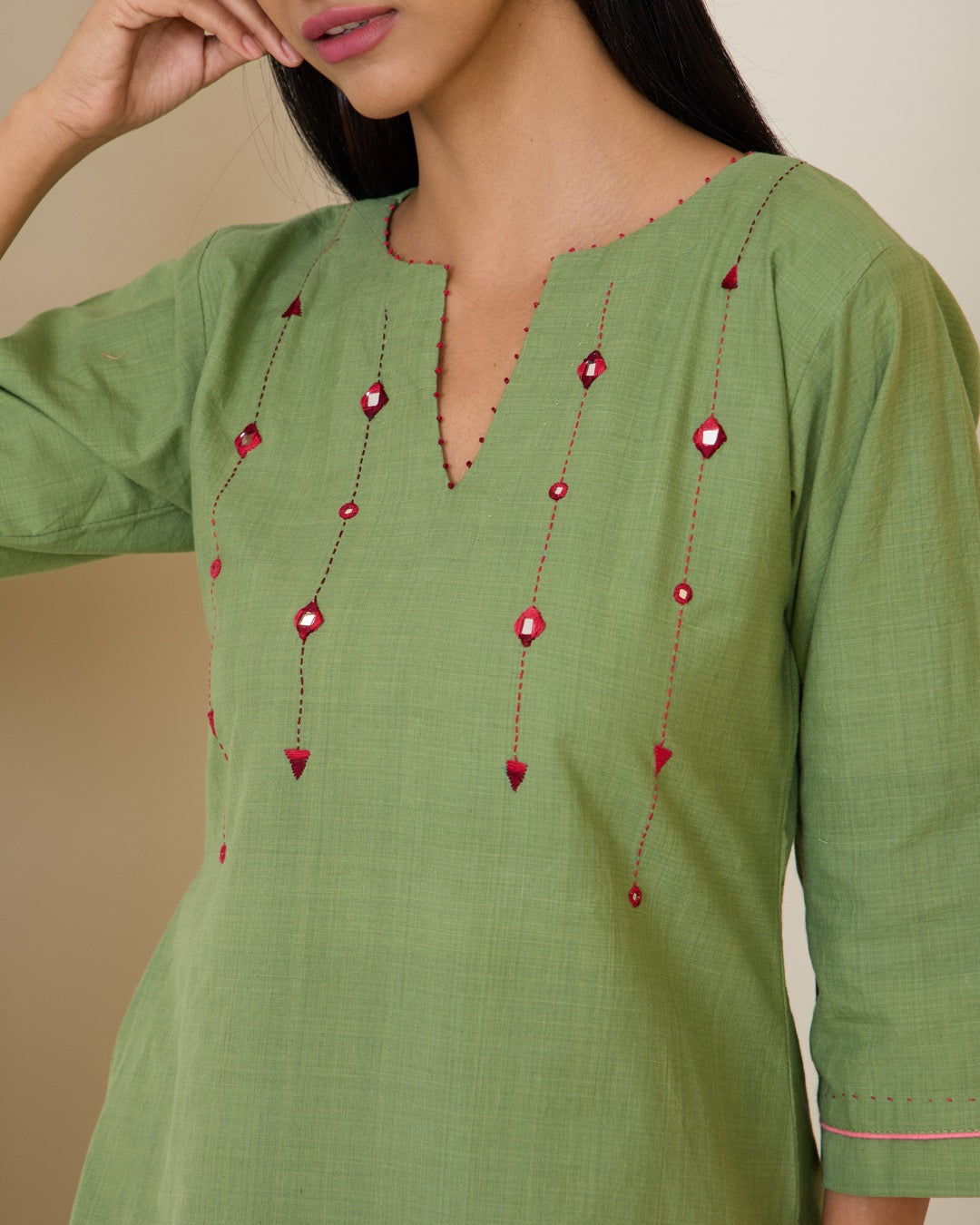 Ada mirror kurta set