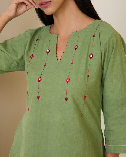 Ada mirror kurta set