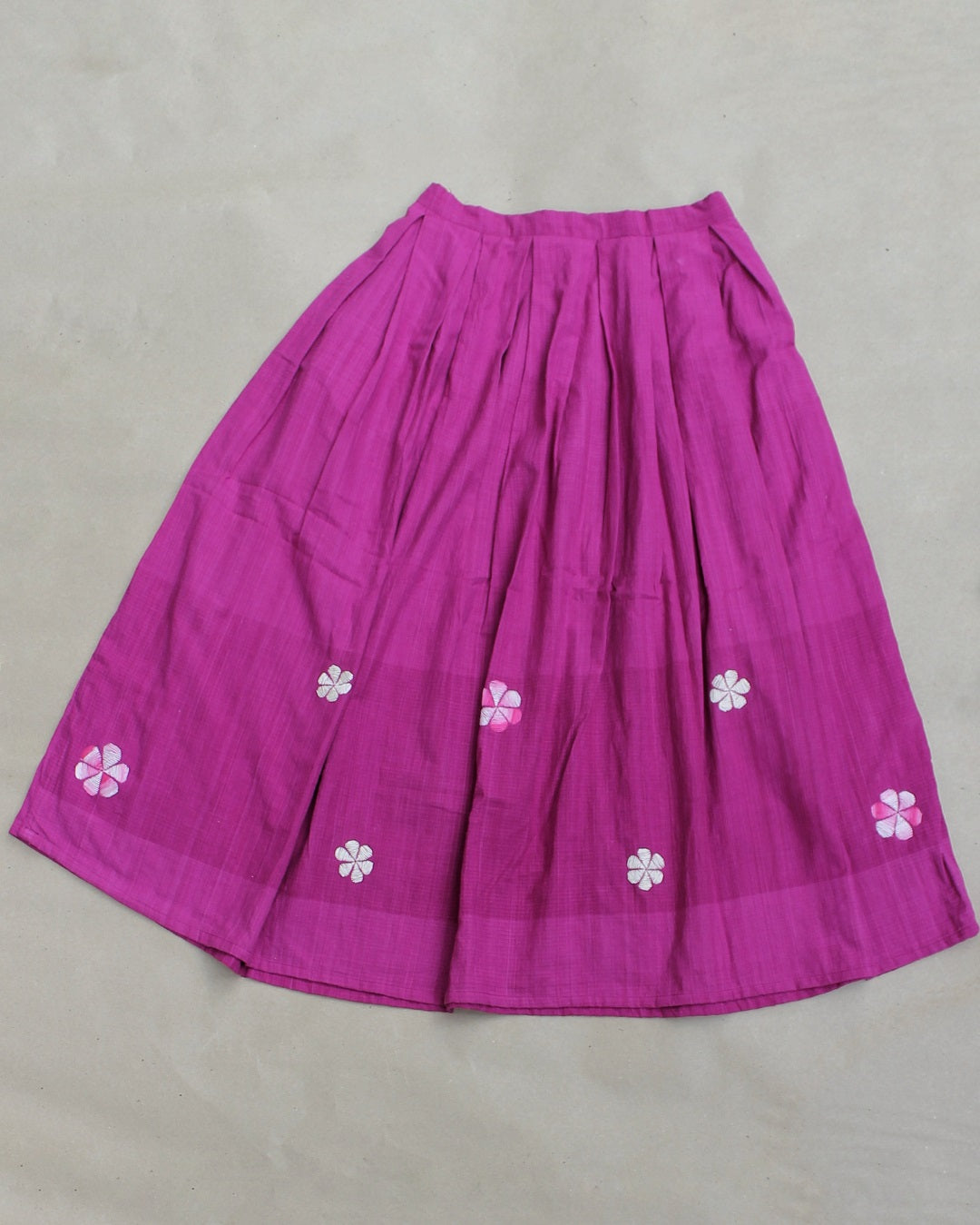 Flora embroidered Skirt Set