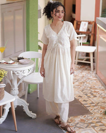 Shiuli cotton tunic set