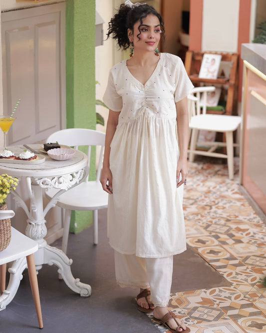 Shiuli cotton tunic set
