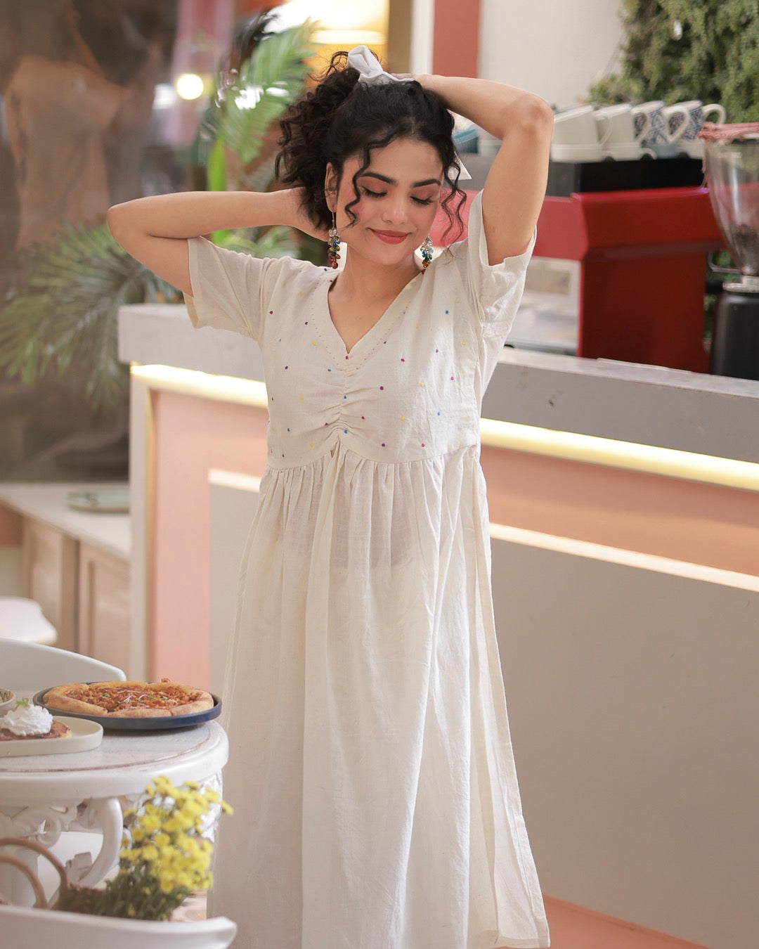 Shiuli cotton tunic set