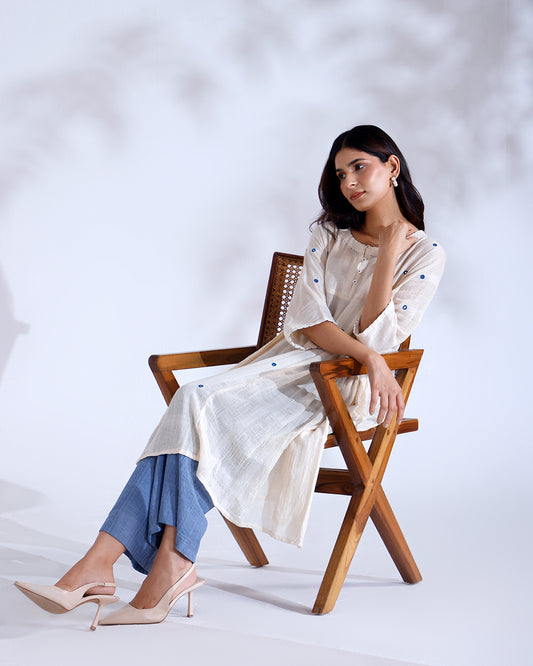 Sitara Kora Handwoven tunic set