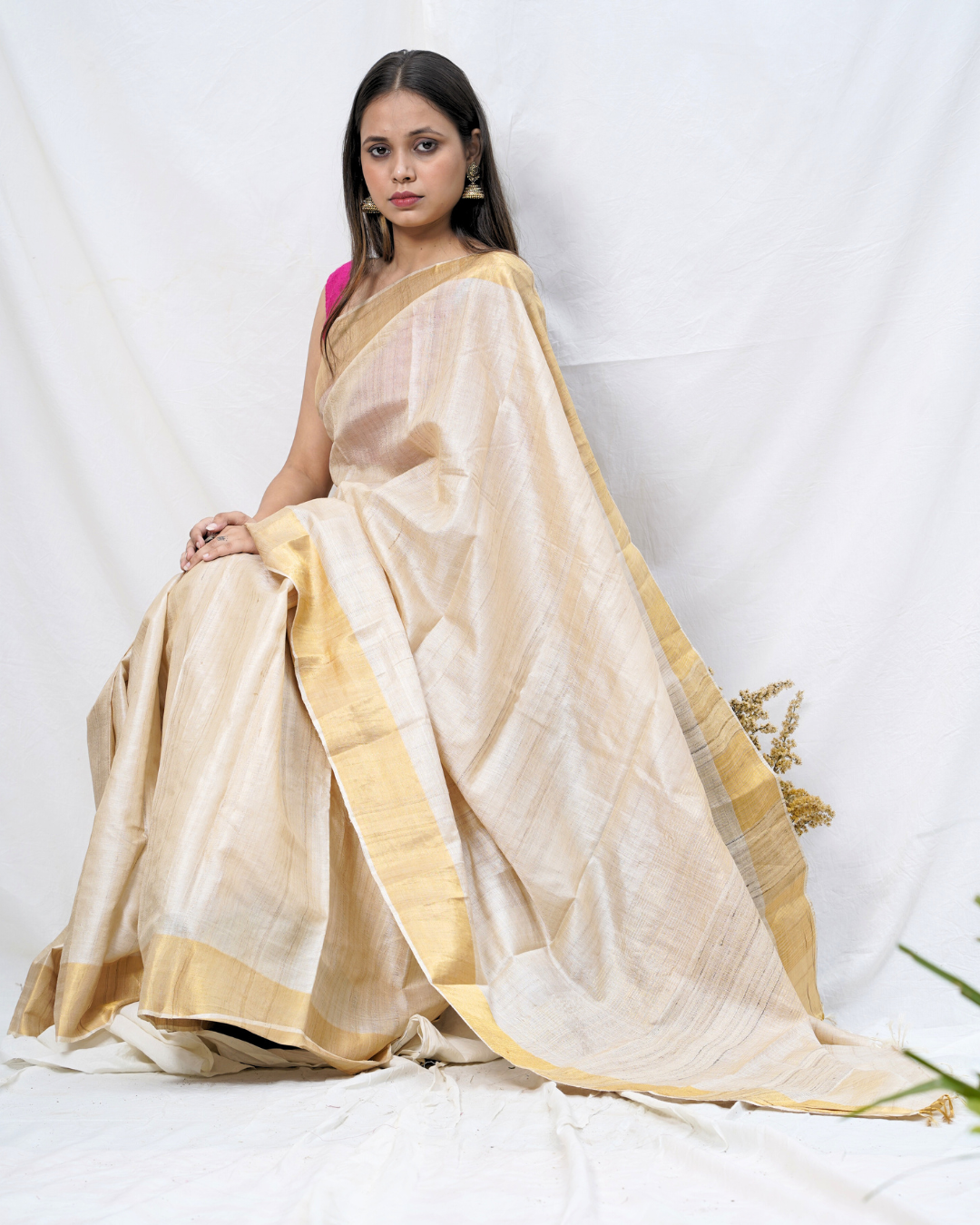 Semi Tussar Silk Sarees - prasanna lakshmi silks