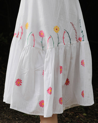 White brunch dress from Bebaak