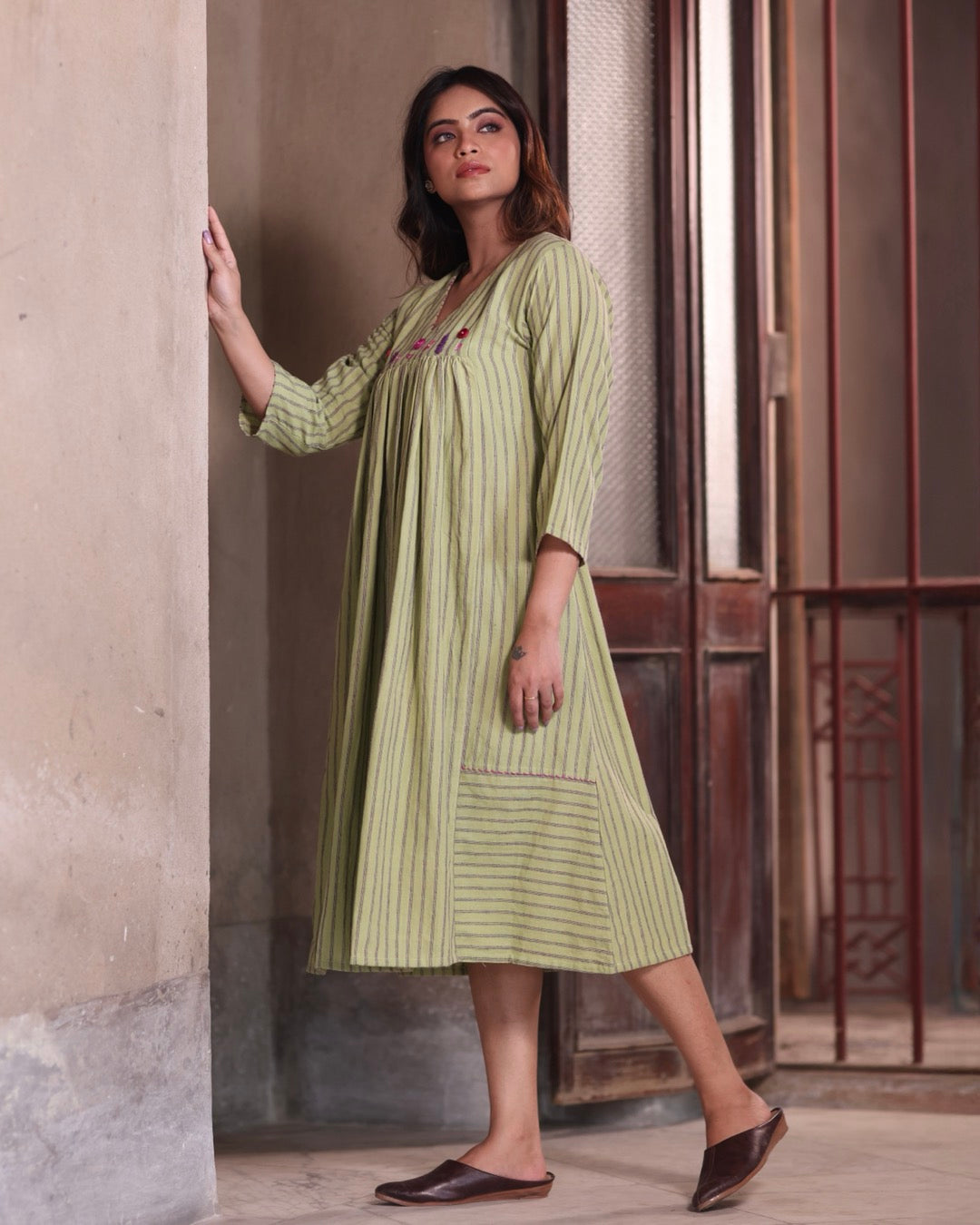 Dhani Handwoven flow Dress