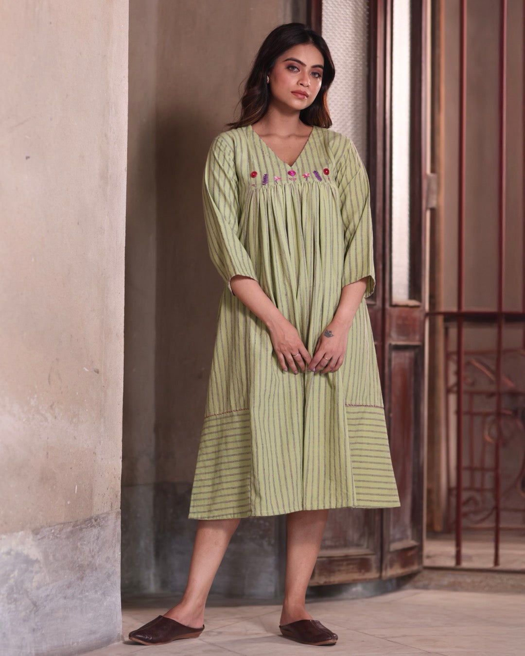 Dhani Handwoven flow Dress