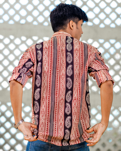 Kabir hand printed shirt