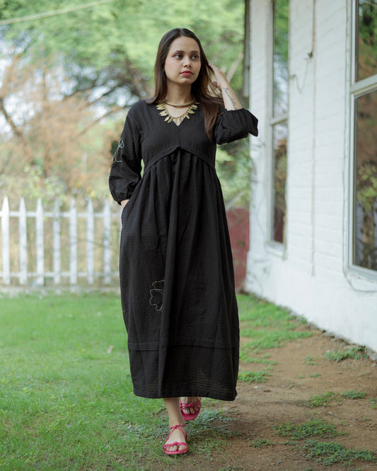 Shop Black Maxi dress for women online at bebaakstudio.com