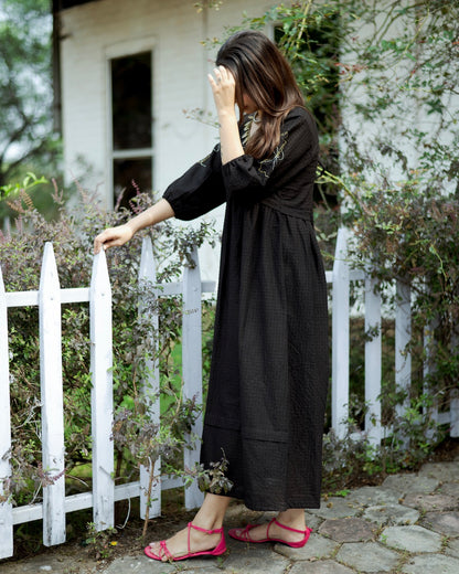 Shop Black Maxi dress for women online at bebaakstudio.com