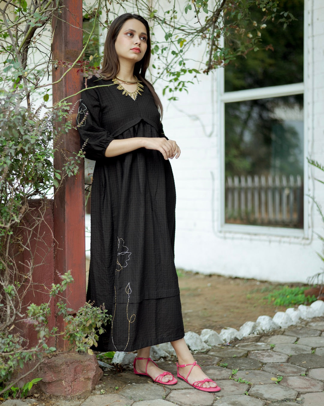 Shop Black Maxi dress for women online at bebaakstudio.com