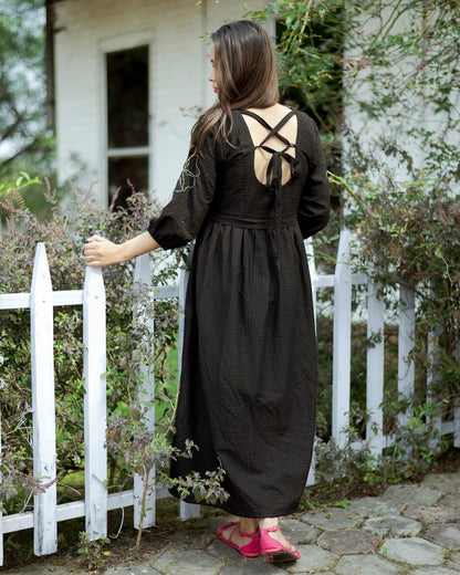 Shop Black Maxi dress for women online at bebaakstudio.com