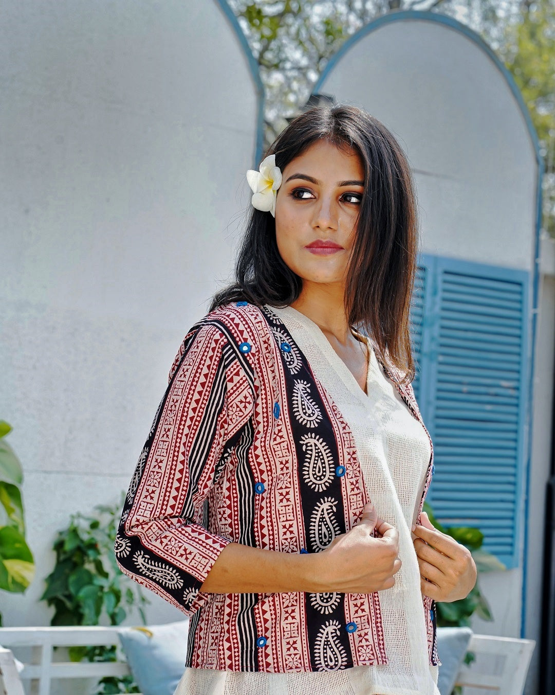 Morni jacket set: 3 pc set