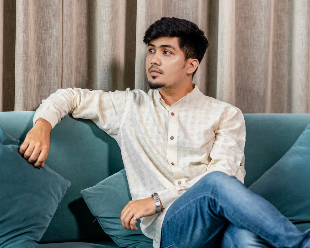 Sahir hand-woven shirt