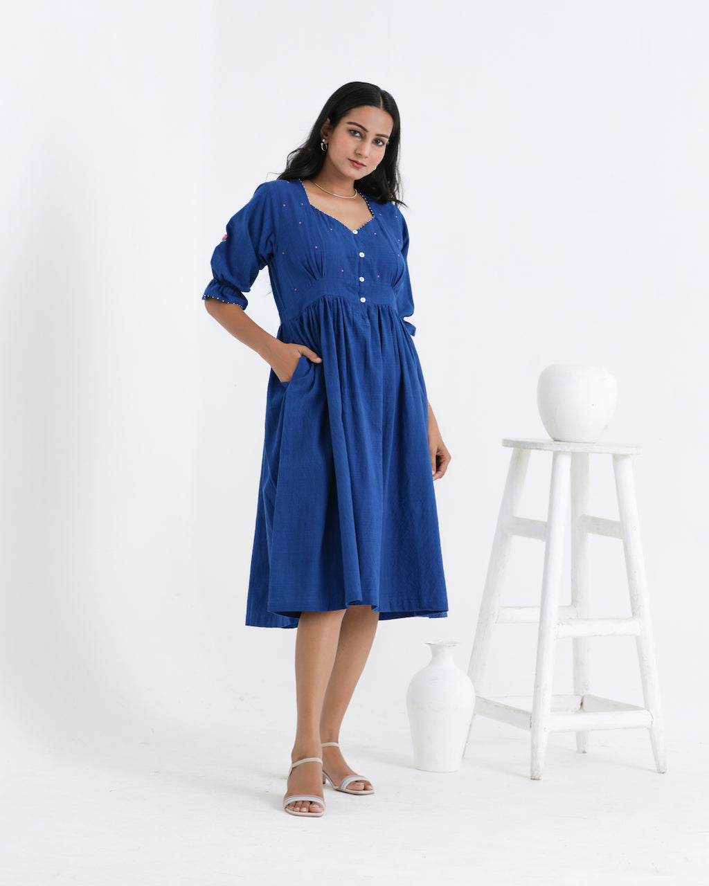 Shama midi dress
