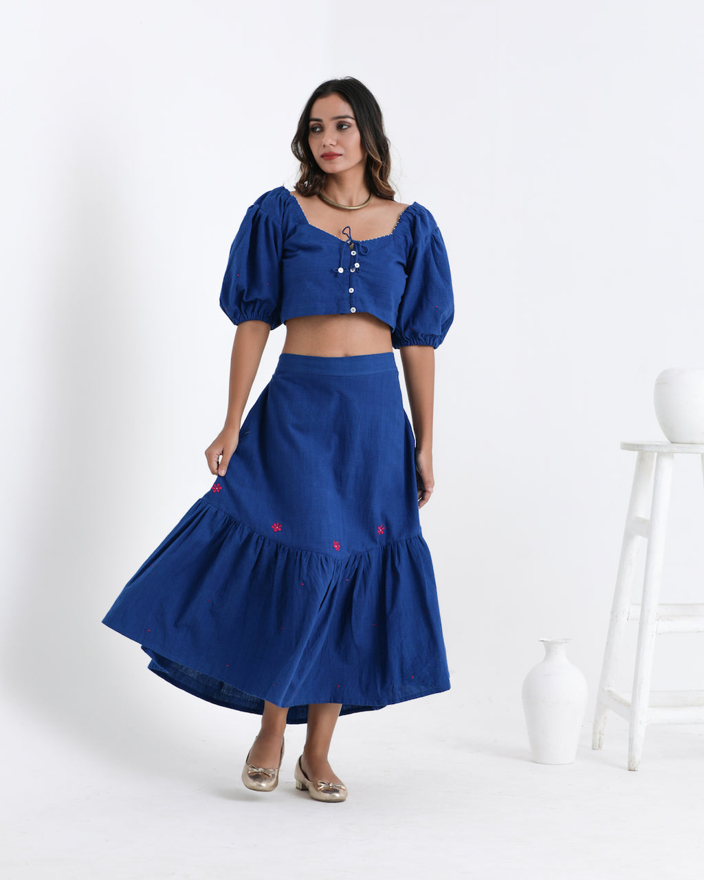 Shop festive wear skirt set from Bebaak