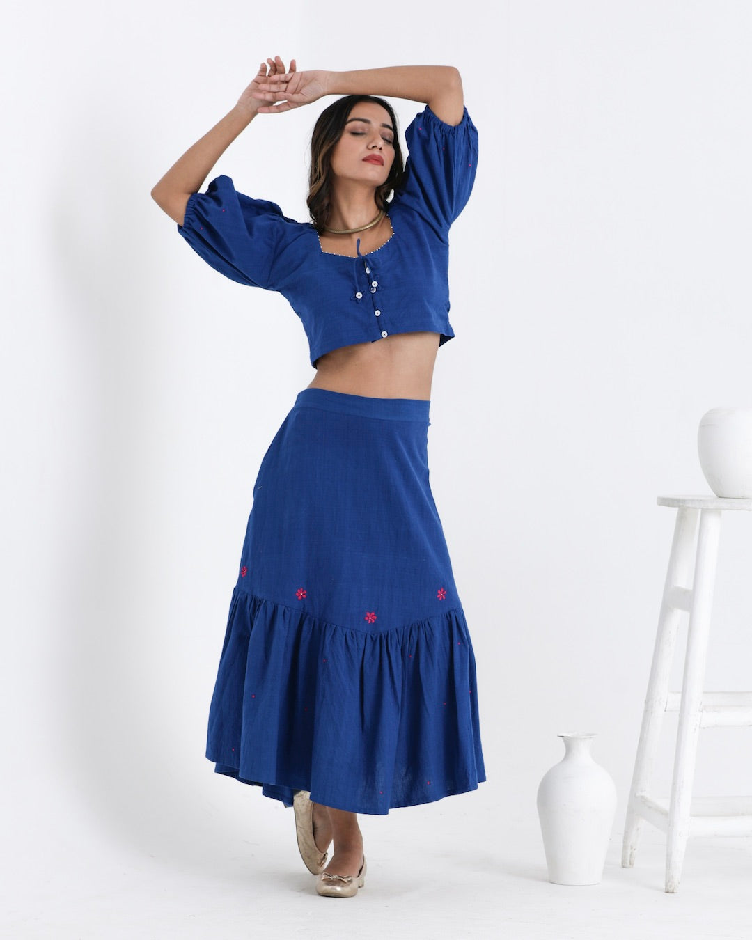 Shop festive wear skirt set from Bebaak