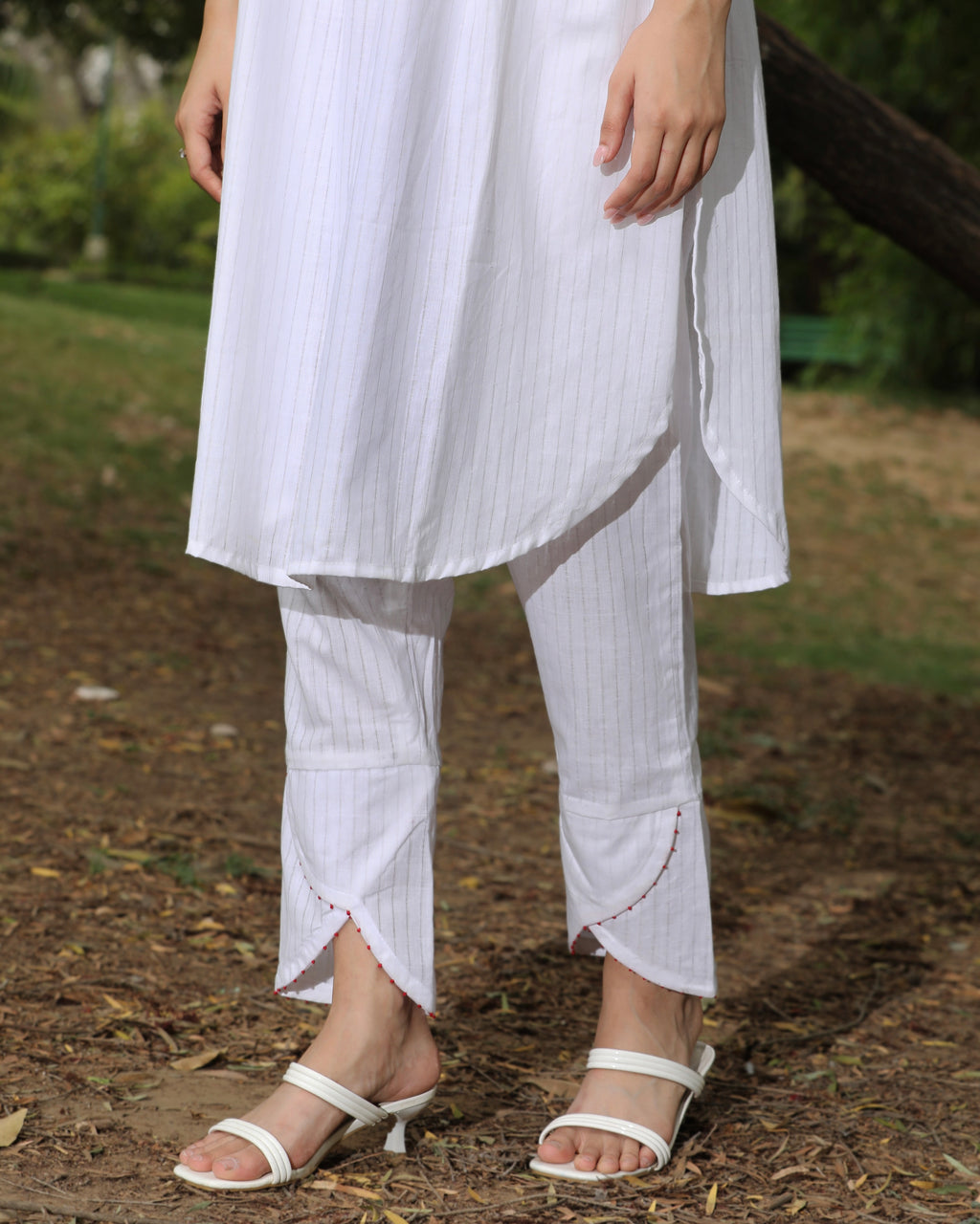 Antifit white tunic set from Bebaak