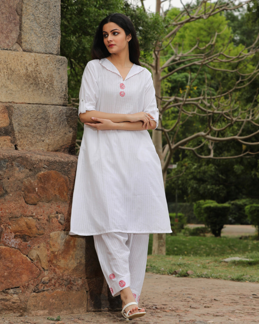 Shop white salwar kameez from Bebaak