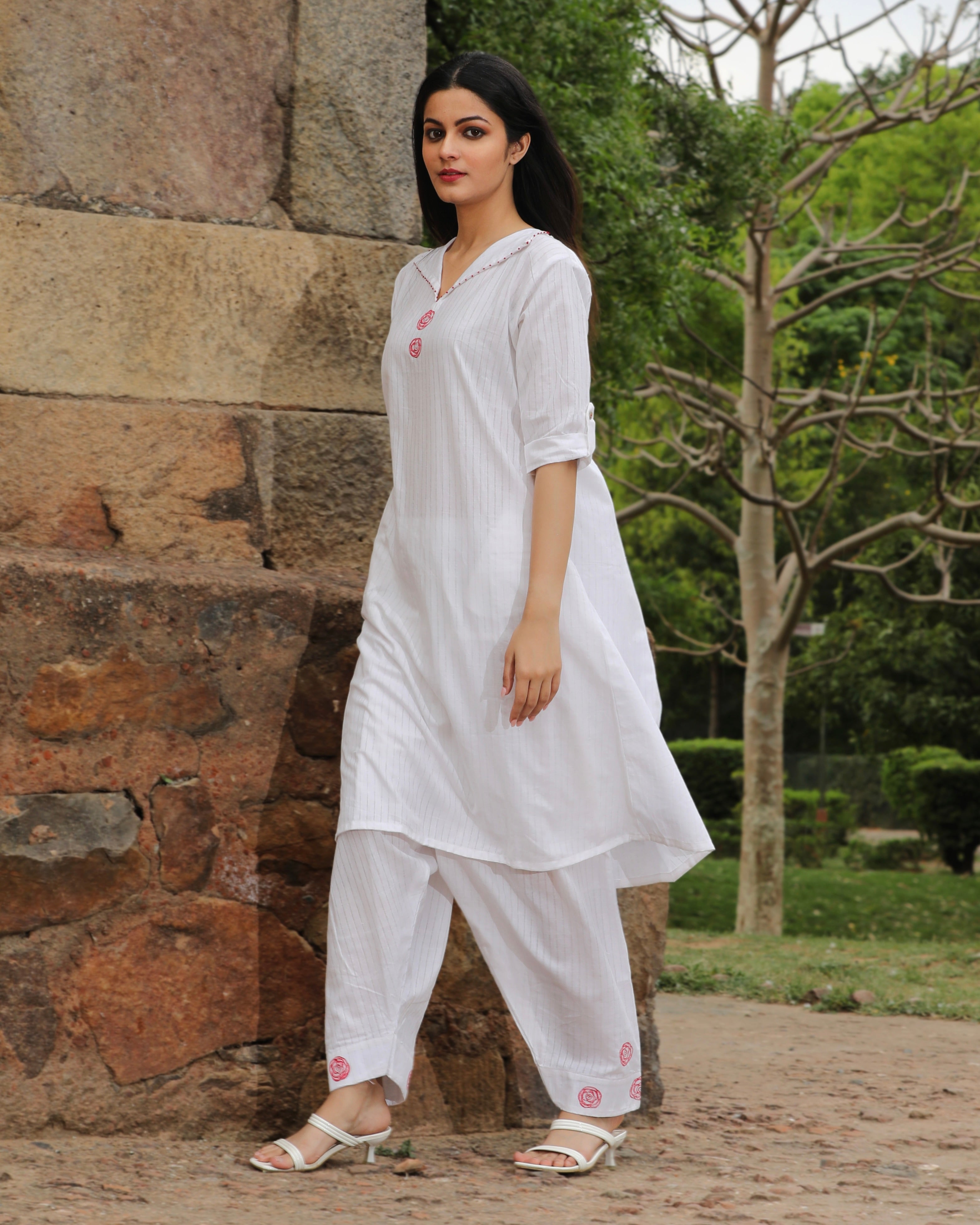 Shop white salwar kameez from Bebaak