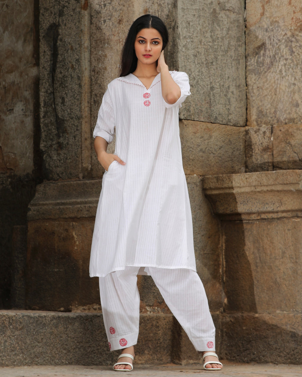 Shop white salwar kameez from Bebaak