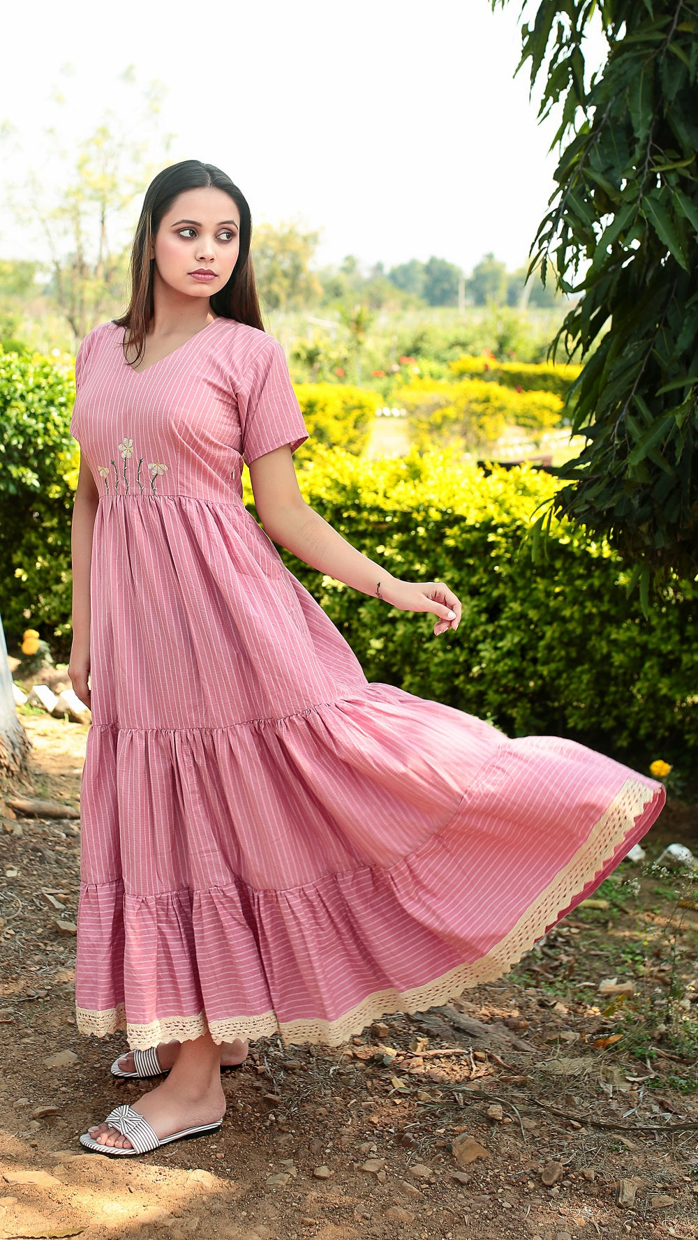 Long cotton dresses summer in Jaipur | Clasf fashion